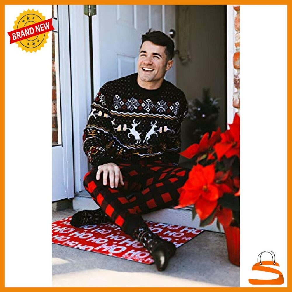 Men's Ugly Christmas Sweater Pullover - Hyper-Comfy Fabric - Tailored Fit - Picture 8 of 8